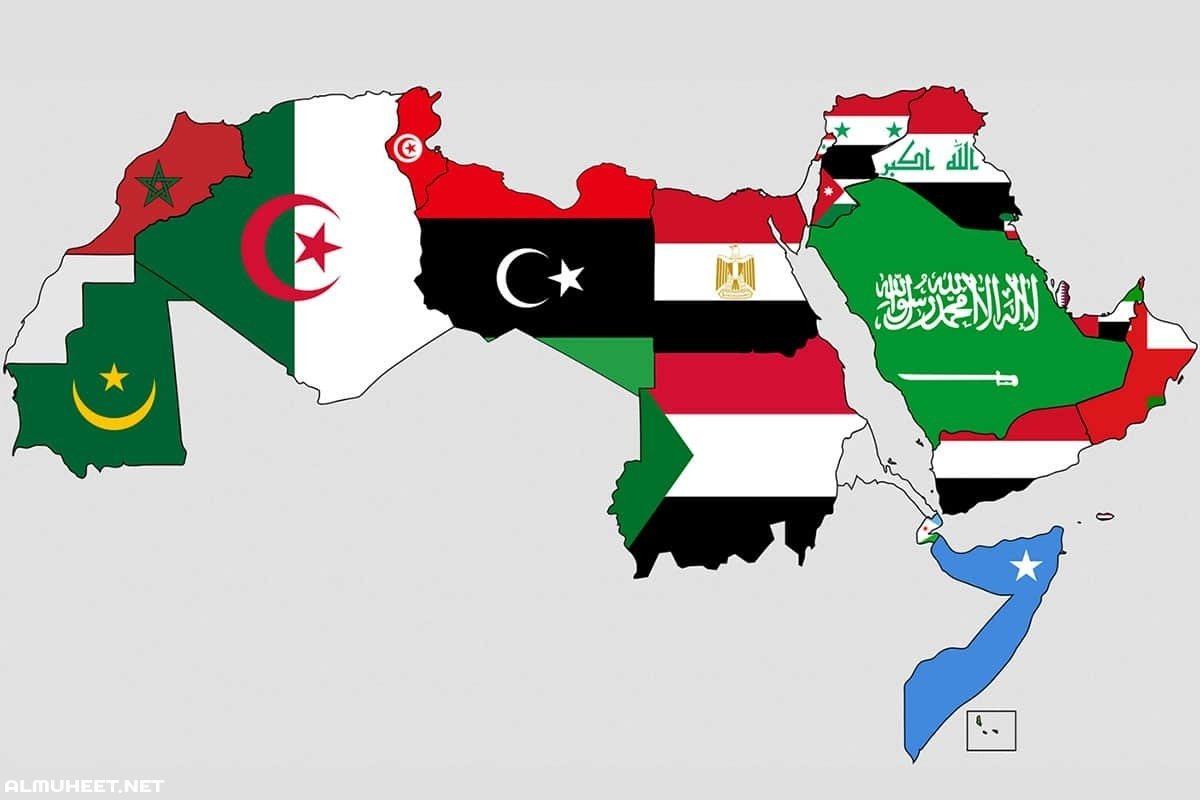 معرفة عدد الدول العربية وخريطة بالأماكن في آسيا وإفريقيا