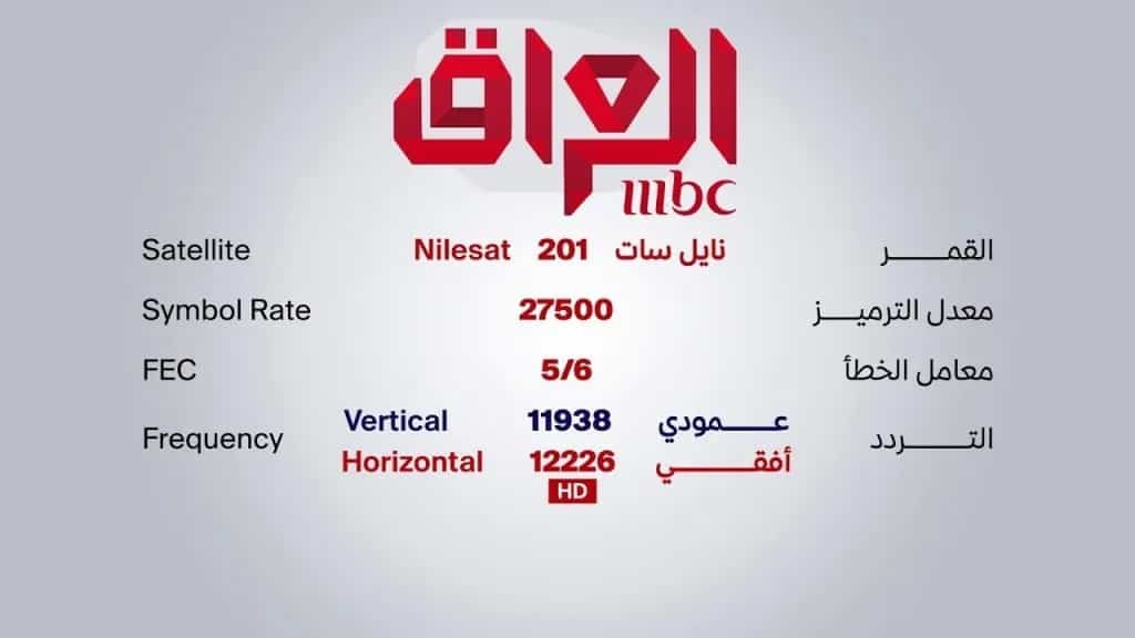 تردد قناة mbc العراق الجديد 2023