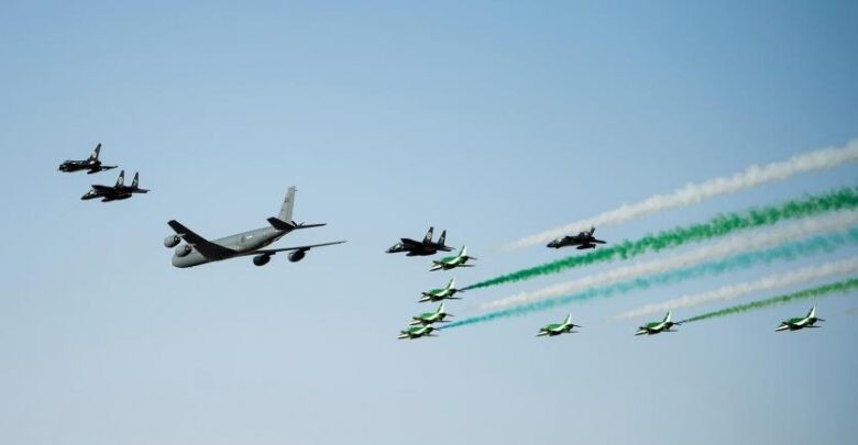 مواعيد ومواقع عروض القوات الجوية باليوم الوطني ال93 السعودي